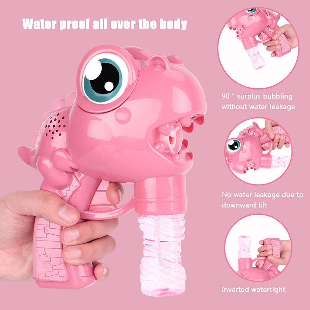 Children's Electric Dinosaur Bubble Machine Automatic Bubble Blowing 100ML