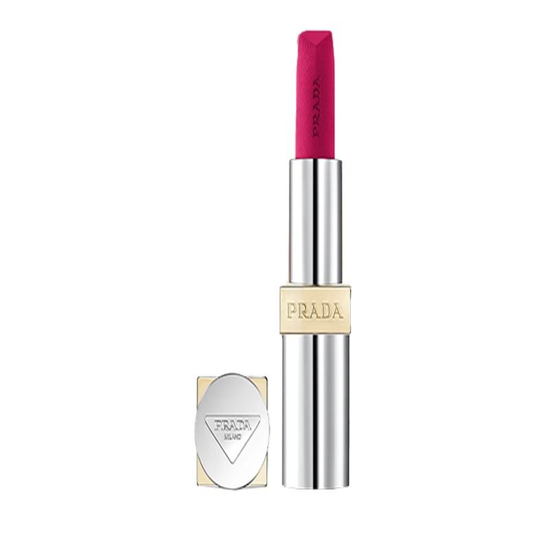 Prada Matte Lipstick Ultimate Color Overlay Lightweight Lipstick Soft Mist Cosmetics P55 Sharp Powder No Gift Box No Gift Bag
