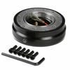 Black Universal Autos Steering Wheel Quick Release Hub Adapter Snap Off Boss Kit