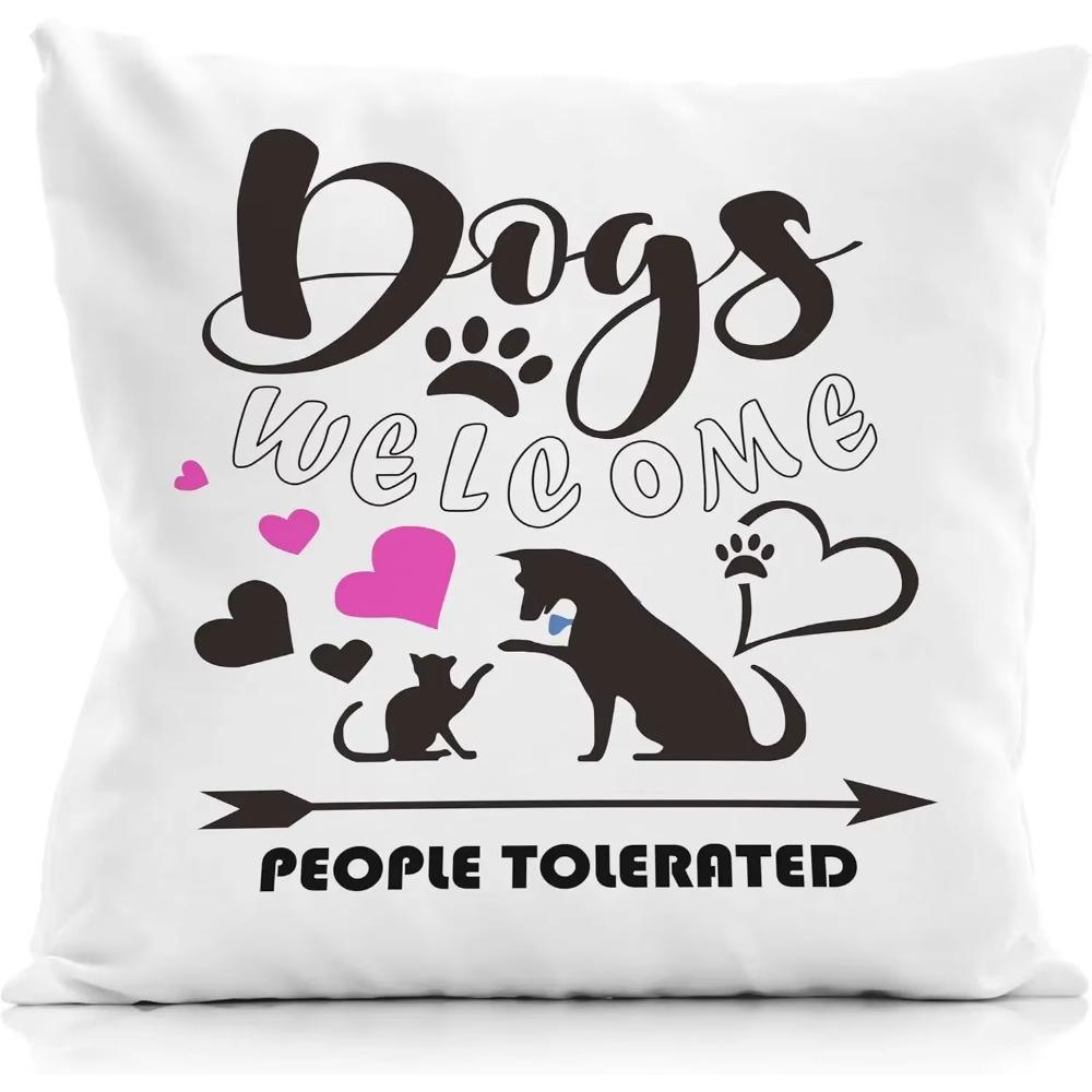

Наволочки с собачьей тематикой Полиэстеровые наволочки для диванных подушек Чехол для подушки Диванная подушка для дома Гостиная Спальня Автомобиль Офис Отель Декорация 66x66cm