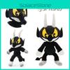 Adorable Cuphead Mugman Devil Boss Plush Toy Stuffed Animal Doll For Kids Baby Xmas Gift Decor