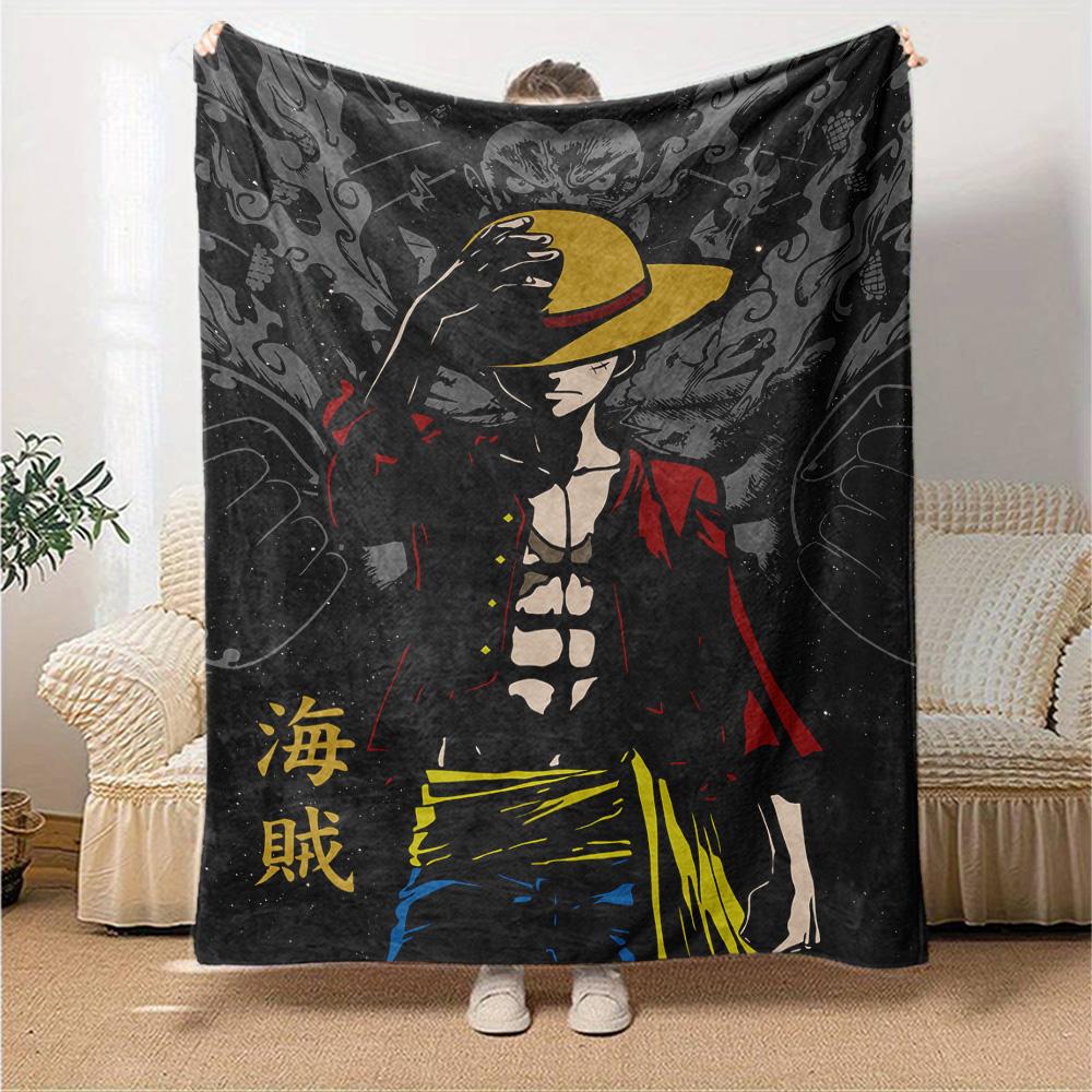 Pirate Adventure Journey Flannel Blanket Super Soft Warm Cozy Blanket For Sofa Bed Office Travel Allseason Home Decor Gift