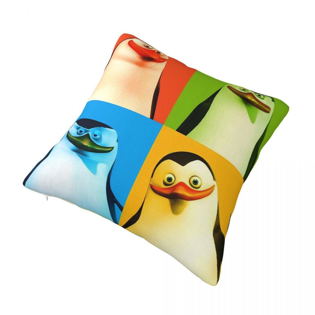 P-Pinguine Lustig Von M-Madagascar Kissenbezug Lustiger Kissenbezug Party Heimdeko Kissenbezug Quadratisches Design Kissenbezüge Geschenk