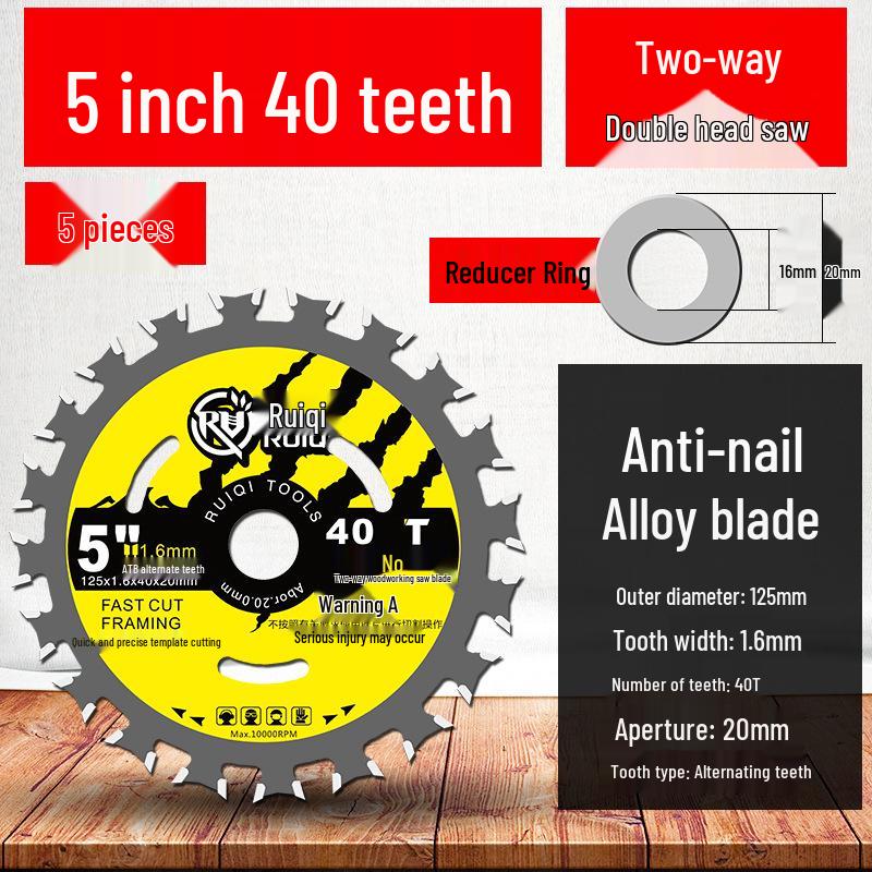 Woodworking Circular Saw Blade - 4 to 10 Inch for Angle Grinder & Hand Grinder