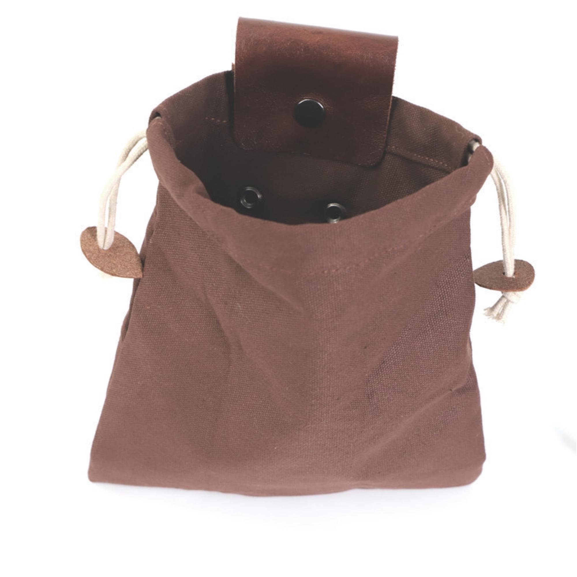 

Outdoor Foraging Case Bag Leather Bushcraft Bag Vegetable Harvest Garden Fruit Picking Waist Tools Storage Hanging Pouch Camping чорний
