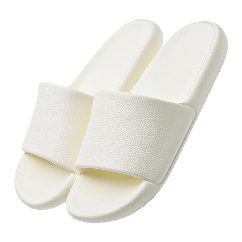 Novas pantufas simples de mola e verão para casa antiderrapantes para pisar em merda pantufas de usar em exterior de fundo plano de uma tira pantufas de banheiro casal