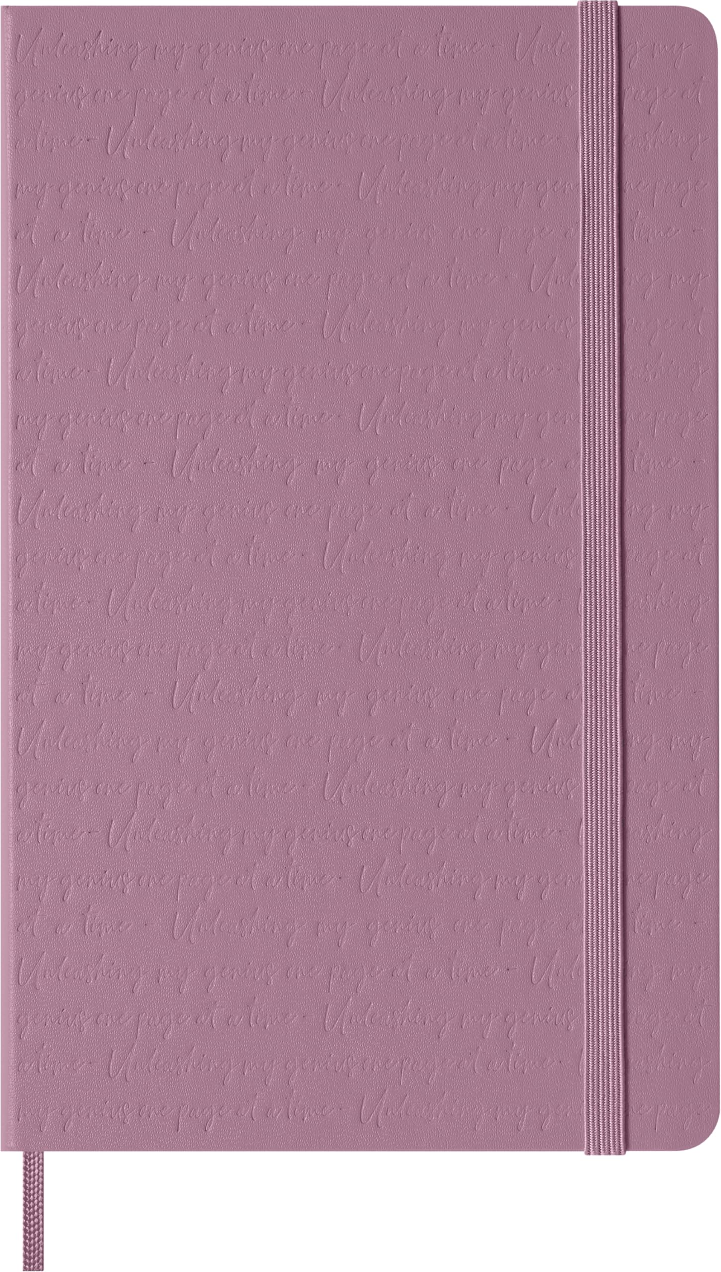 

Moleskine Notebook Embossed Notebook Ruled Large (13cm x 21cm) Hard Cover Majestic Pink QP060D26