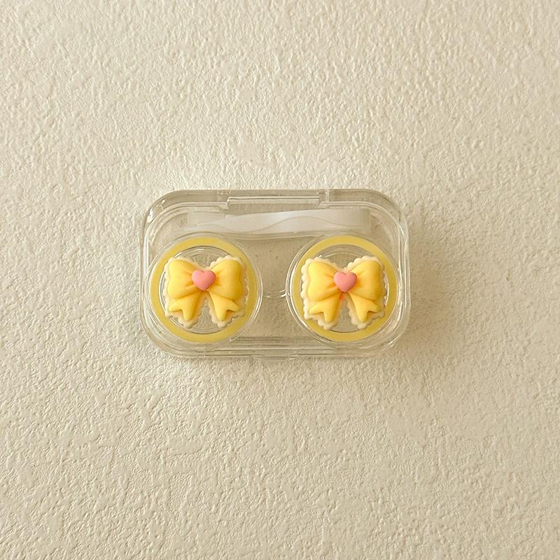 Macaron kolorowe etui na soczewki kontaktowe dziewczyna czarne fioletowe etui na soczewki kontaktowe z silikonową pęsetą mini kieszonkowe pudełko