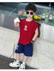 Boys' Summer Vest Set 2026 New Children's Clothing Korean Style Boys' Summer Clothing Boys' Baby Thin Sleeveless Clothes