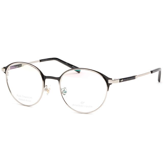Eonadeoluteu Titanium Eyeglass Frames Ezra Two-Tone Round Couple
