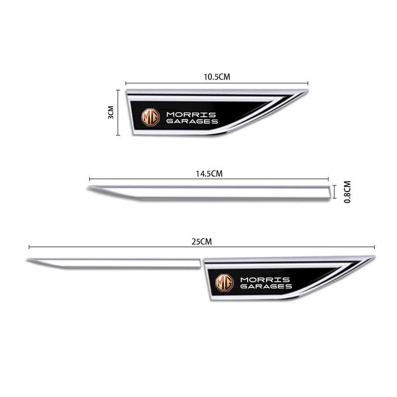 2Pcs Car Accessory Side Doors Blade Car Stickers for MG ZS MG5 MG6 MG7 MG3 HS MG5 Scorpio MG6 PRO MG4 Auto Accessories xus1