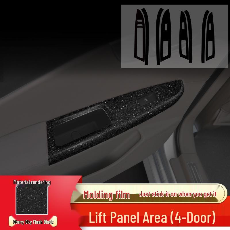 08-16 Buick Excelle Samolepky na panely ovládání oken - Dekorativní a ochranná fólie