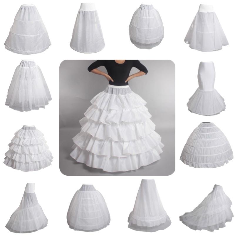 Stylish Wedding Dress Petticoat With Single Steel Hoop And Delicate Frilled Hemline