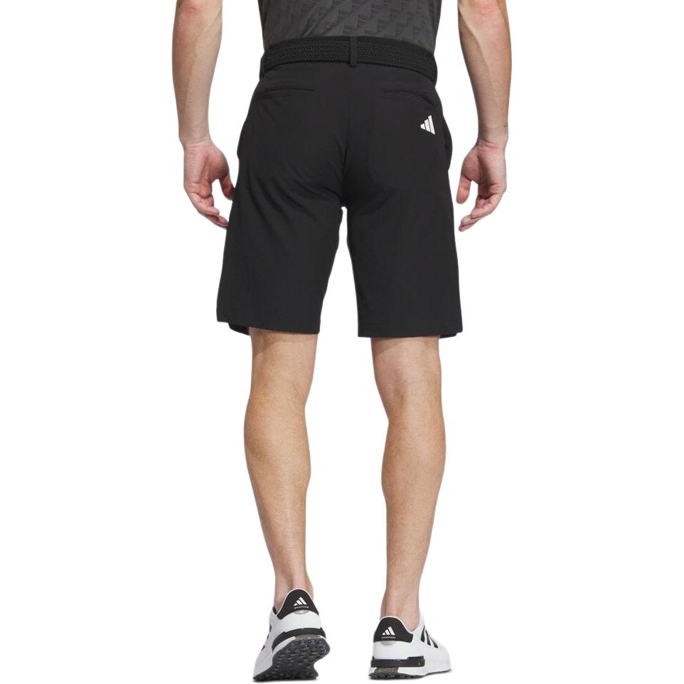 Adidas Front Zipper Logo Print Fitted Mid Waist Casual Shorts Men shorts Black IN6564