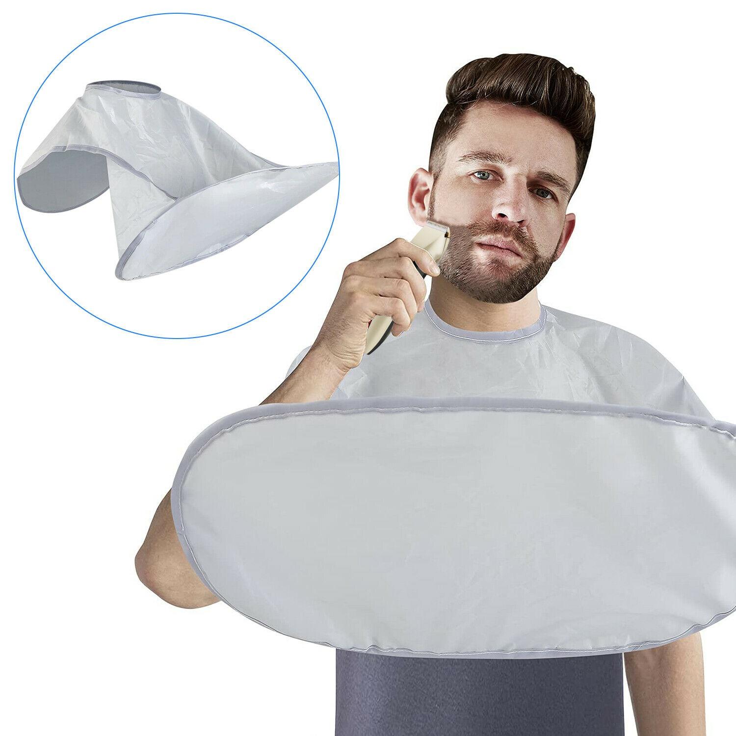 

Волосы на лице, обрезки бороды, МУЖСКИЕ бакенбарды, нагрудник, фартук для бритья, накидка, ткань 1pcs серый