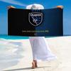 San Jose Earthquakes Print Beach Towel, Large Soft Quick Dry Towel for Beach Camping Swimming