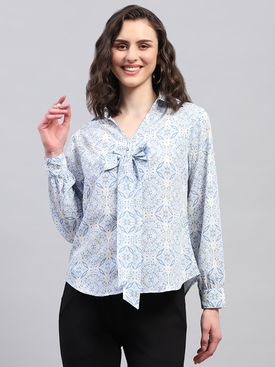 Monte Carlo Women Regular Fit Blue Top XXL синий