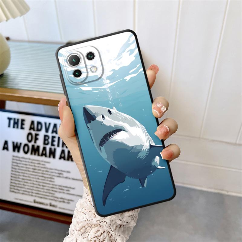 Case for Xiaomi Mi 12T Pro 11T 11 15 Pro 10T 14 12 13 Lite 12X Funda Phone Cover Creative Marine Organisms Art