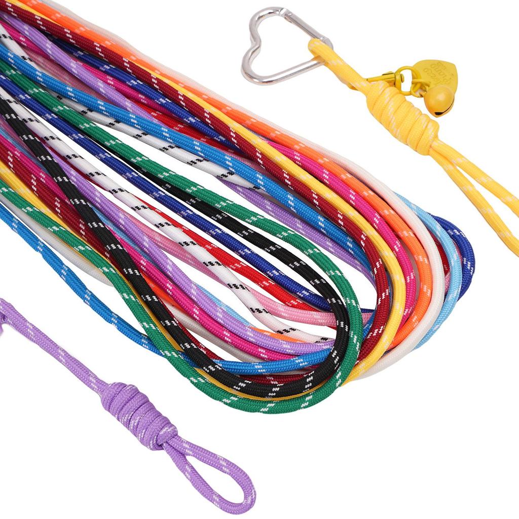 5mm Colorful Polyester Rope: Durable, Wear-Resistant for DIY and Creative Keychain Pendants