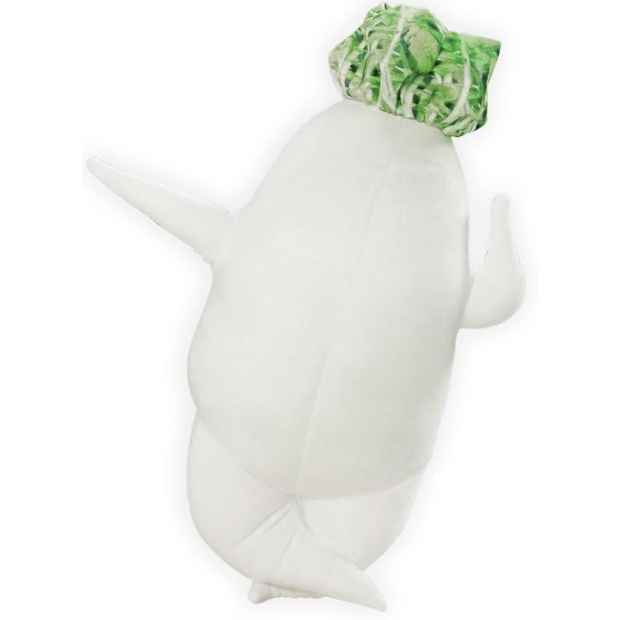 Radish Stuffed Animal Funny Cushion Vegetable Chewy Sewn Wrapped Body Pillow Sexy Radish Realistic Thick Body Pillow Food Funny Present Silly Grated