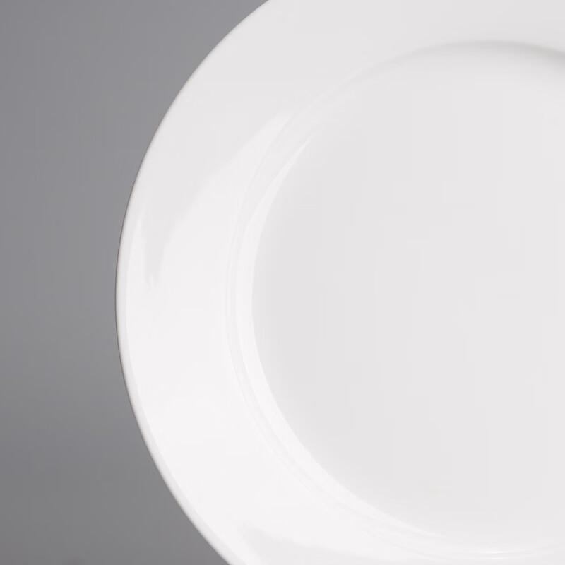 16-inch Round Ceramic Flat Dinner Plate