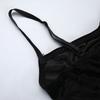 Goth Dark Punk Grunge High Split Hem Straps Dess 90s Streetwear Gown Women Sexy Corn Bandage Velvet Dresses Mall Gothic Clothing