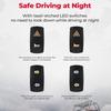 ATVs Turn Signal Kit Featuring High Brightness Lights With Intuitive Rockers Switch Suitable or Improved Driving Safety