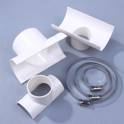 New PVC Open Tee Pipe Joint Repair Patch Drain Pipe Adapter Tube Connectors For Home Outdoor Industrial Plumbing Accessories