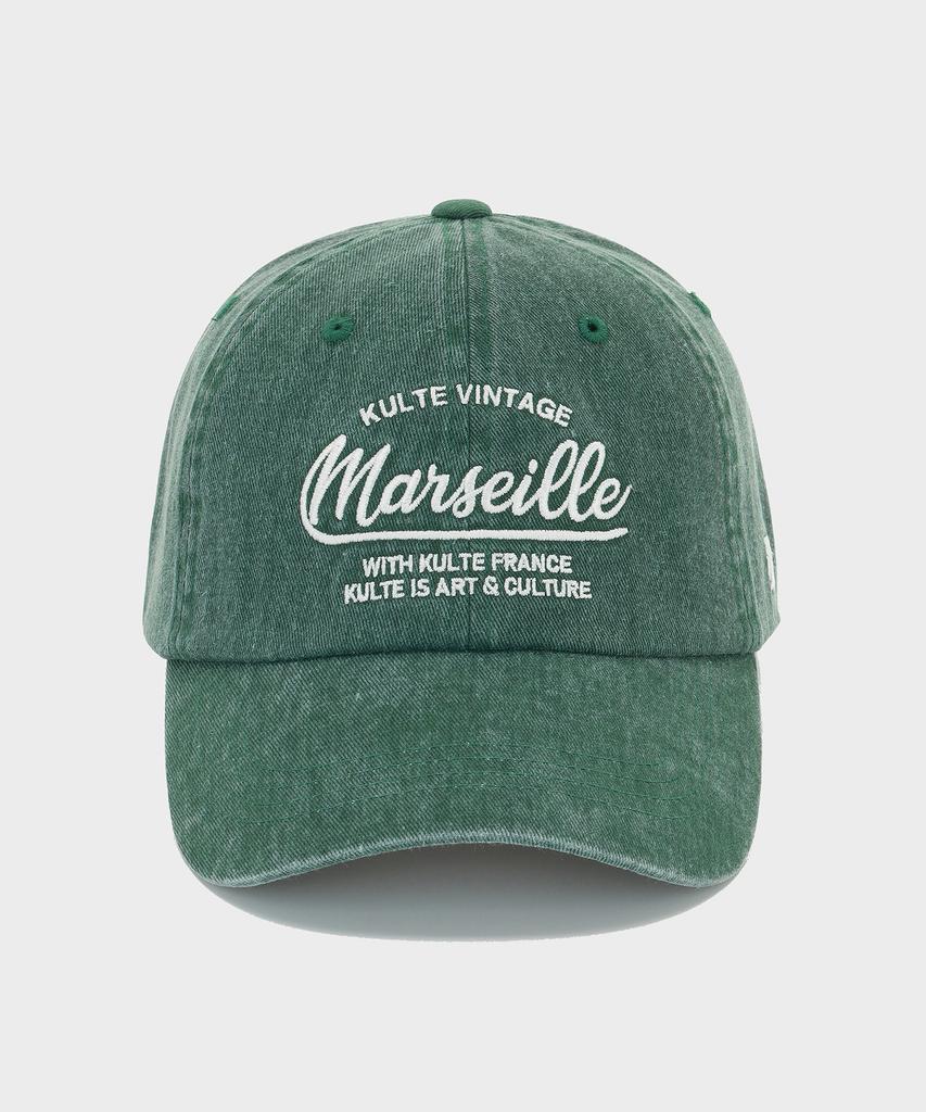 KULTE Vintage Tail Washing Cap Green