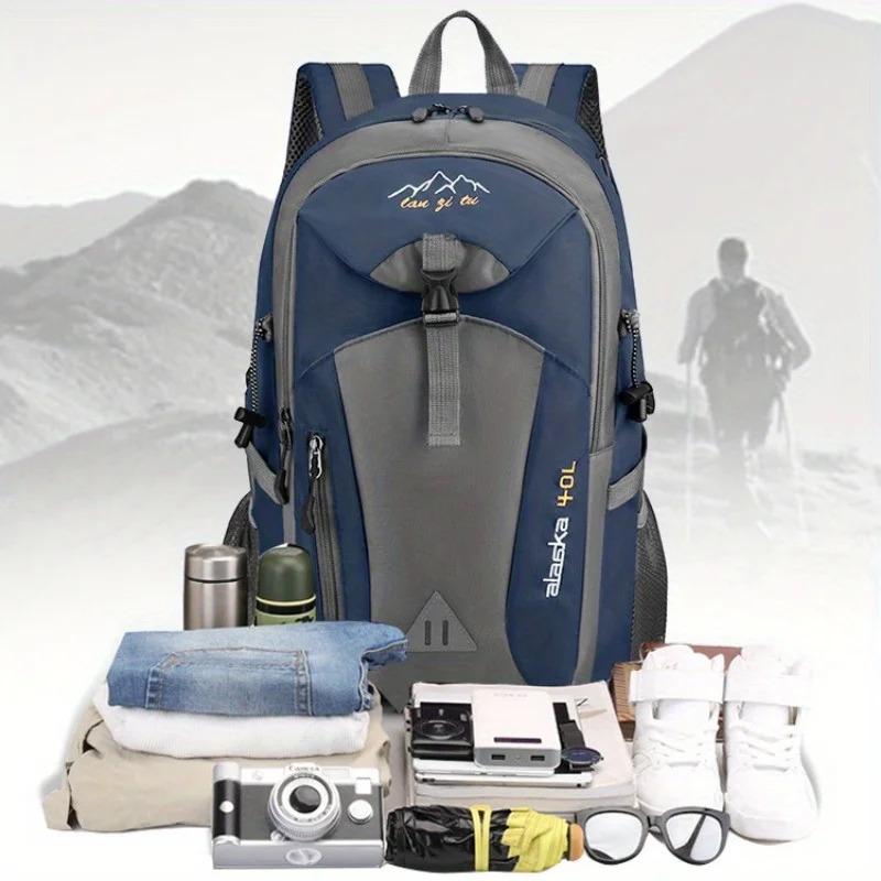 Men's and Women's Shoulder Bag New 40L Outdoor Hiking Bag Sports Bag Leisure Travel Backpack Large Capacity Bag