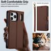 2 in 1 Detachable Leather Phone Case for IPhone 17E 16E  Air 17 16 15 14 13 12 11 Pro Max XS XR 7 8 Plus Magnetic Wallet Cover