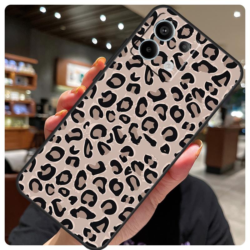 Tan Leopard Hülle Für Xiaomi Redmi Note 11 10 12 13 14 15 Pro Plus Hülle Für Redmi 15 15C 10C 12C 13C 14C