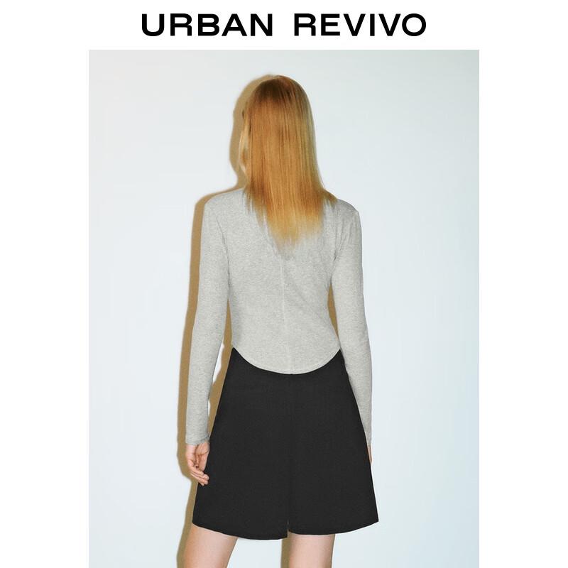 UR Women's 2025 Autumn Zip-Front Slim Fit Shirt
