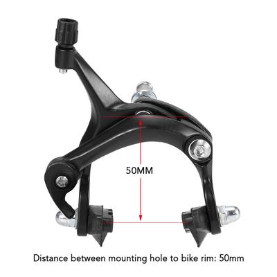 Avant Arrière Kit de Freins Vélo Fixie Vélo de Route Cruiser Jeu de Freins Kit d'Étriers de Frein Vélo Kit de Freins à Tirage Latéral