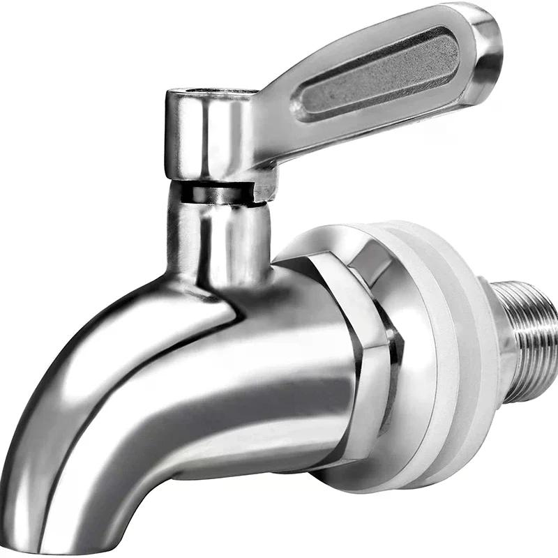 304 Stainless Steel Beverage Tap Faucet For Wine Beer Juice Drink Barrel Dispenser