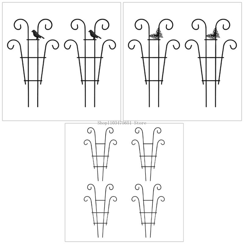 Iron Plant Climbing Support Durability Indoor Plant Trellis For Indoor Outdoor Garden Flower Vertical Growth