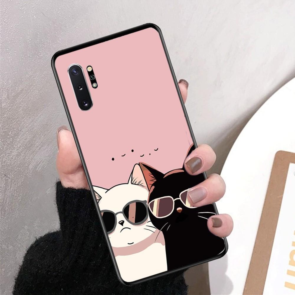 

Cartoon Cute Cats Background Phone Case For Samsung Note 8 9 10 20 Pro Plus Lite M 10 11 20 30 21 31 51 A 21 22 42 02 03 Samsung A01
