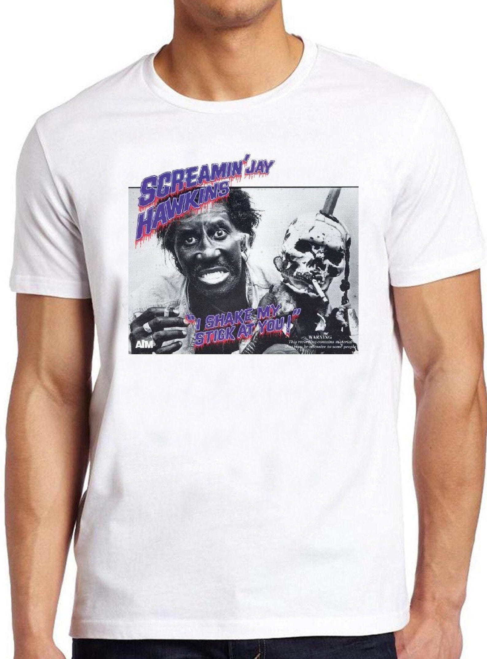 Jay Hawkins Screamin’ T Shirt B1343 R&B Rock Music Retro Cool Top Tee 4XL