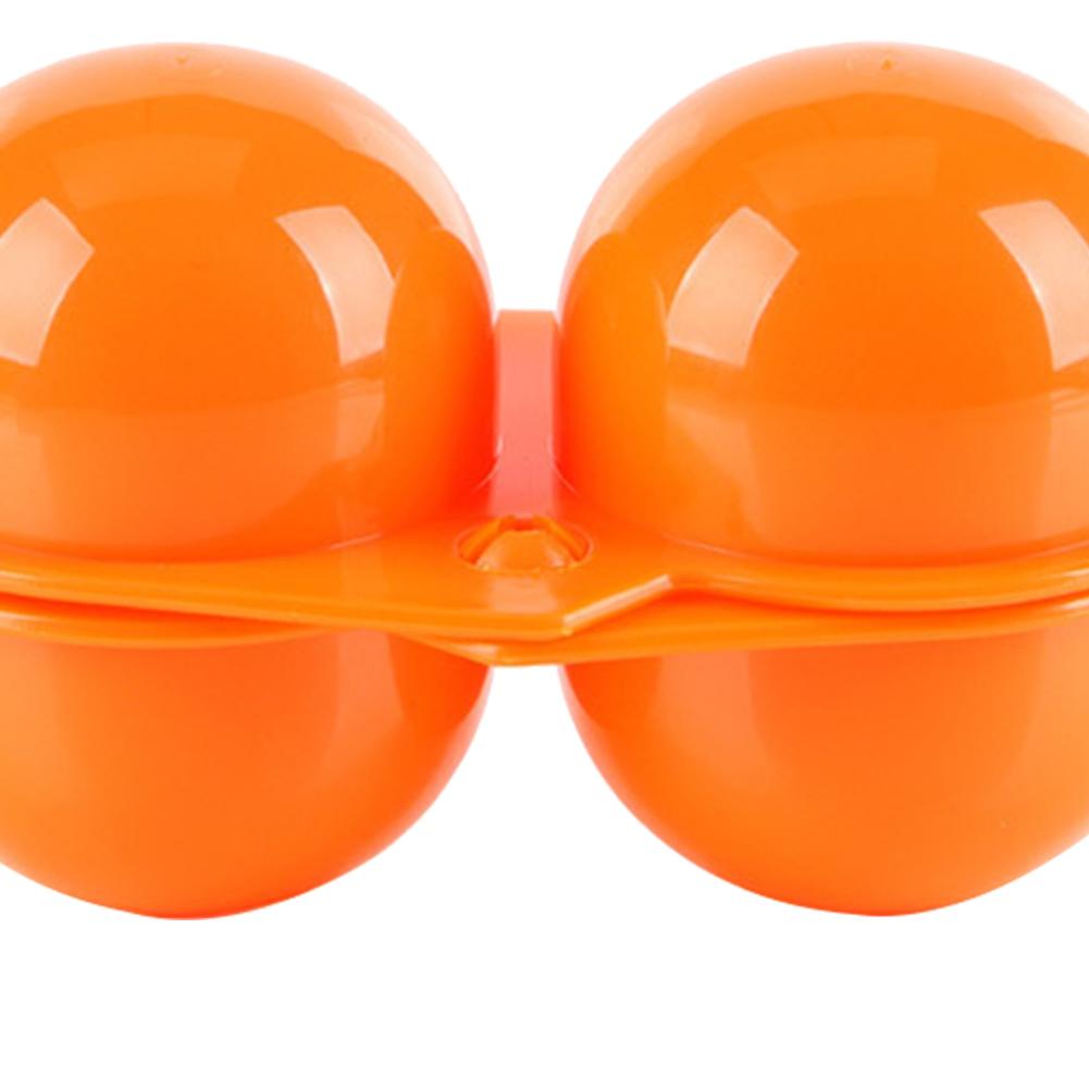 2 Grid Egg Storage Box Eggs Case Box Hiking Outdoor Kitchen Tools Egg Protection Box Convenient Portable Egg Carriage Container