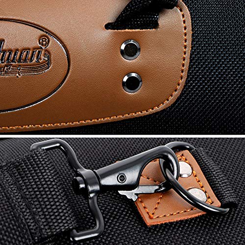 Soprano Saxophone Bag, Soprano Saxophone Case, 1200D Oxford Fabric with 15mm Cotton Pad, Clarinet Bag