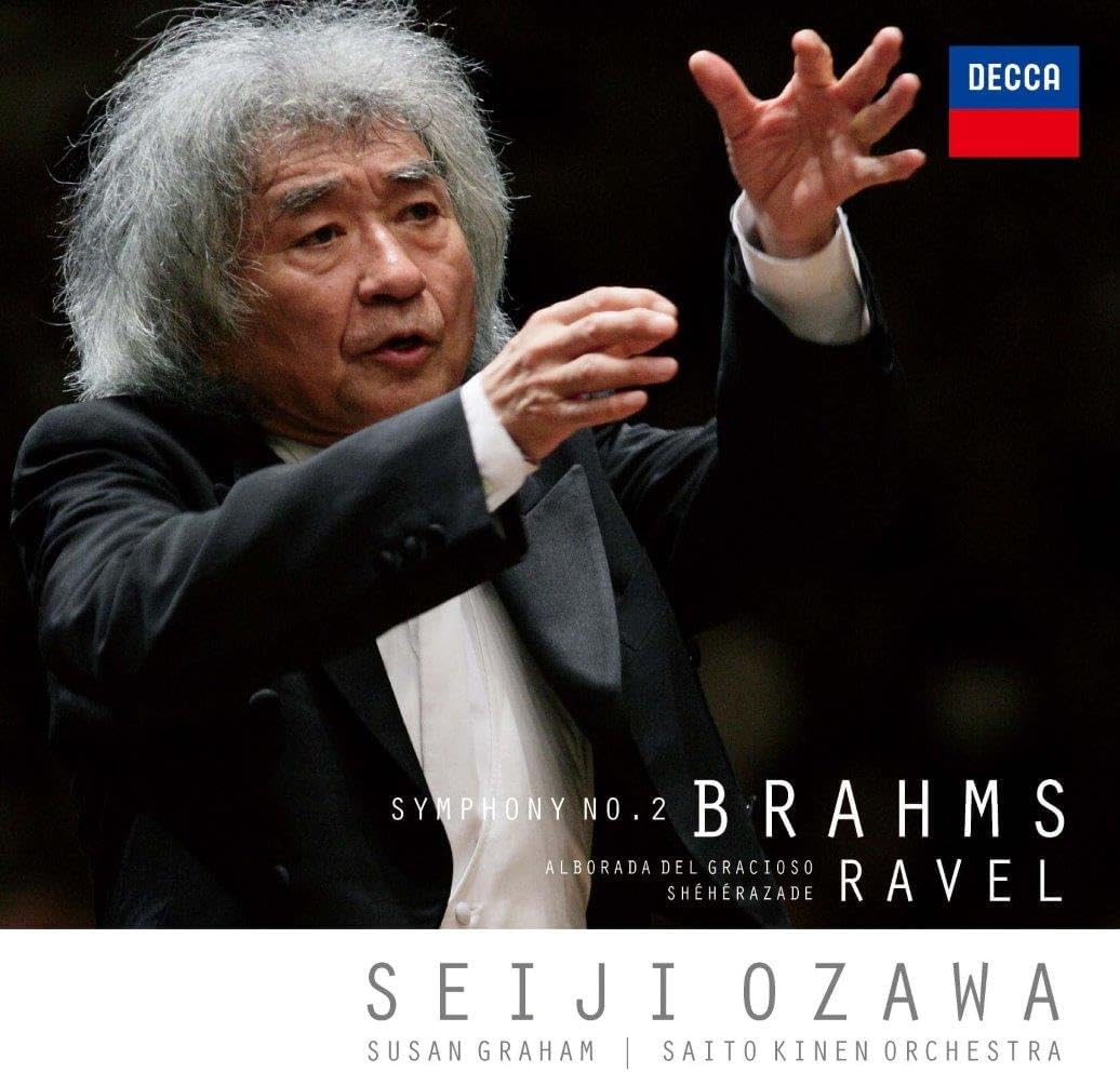 

CD SEIJI OZAWA, SAITO KINEN ORCHESTRA - Brahms Symphony No 2 Ravel Alborada UCCD41117 DECCA 2024 Japan Obi Classical