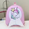 Backpack Eva Kids Material With Unicorn Cartoon Print High Capacity For Daily