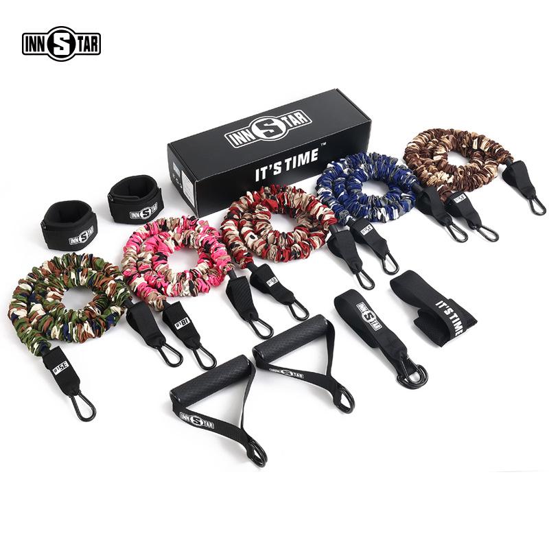 INNSTAR 11-Piece Resistance Band Set for Home Fitness & Strength Training