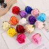 25Pcs Five Layer Rose Soap Rose Flower Realistic Floral Wreath Making Artificial Rose Flowers Handmade Gift DIY Flower Head