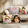 Mother'S Day Cushion Cover Pillowcase Ultra Soft Skin Friendly Fabric Cloud Like Comfort & Concealed Zipper