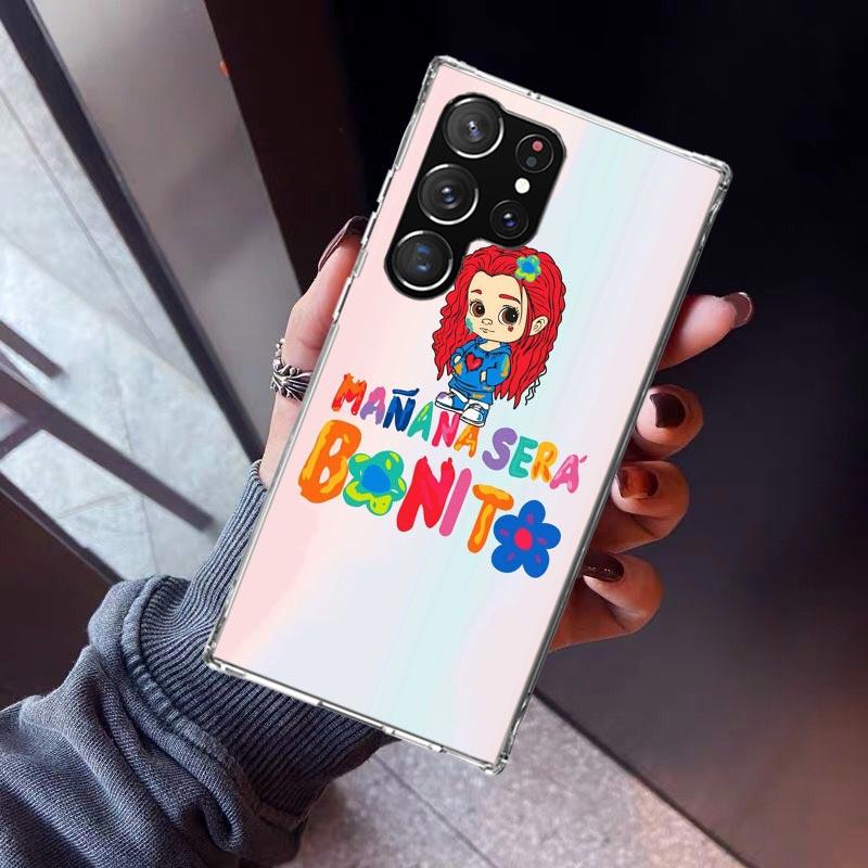 Karolg M-Manana Sera B-Bonito Phone Case For Samsung Galaxy S26 S25 Edge S24 S23 Ultra S22 Plus S21 S20 FE Soft TPU Back Cover F