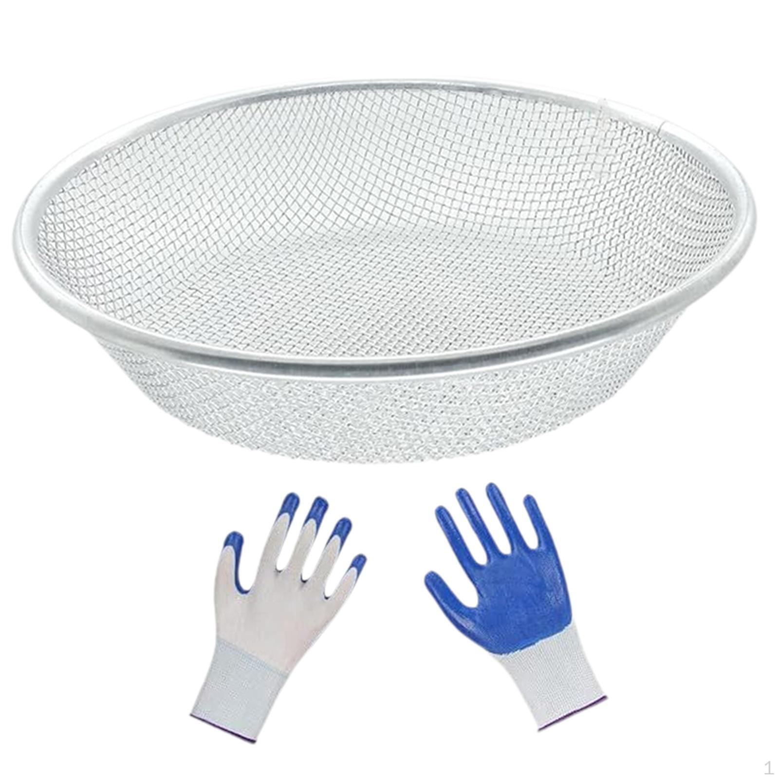 

for Gardening, Sieve Compost and Dirt with Gloves Hole 6mm