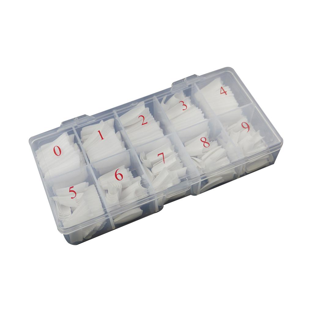 Artificial Nails False Half Nail Art Tips Acrylic UV Gel Assorted Kit with
