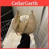 Korean Style Street Trend Handheld Purse Made Of Wool Fabric For Women