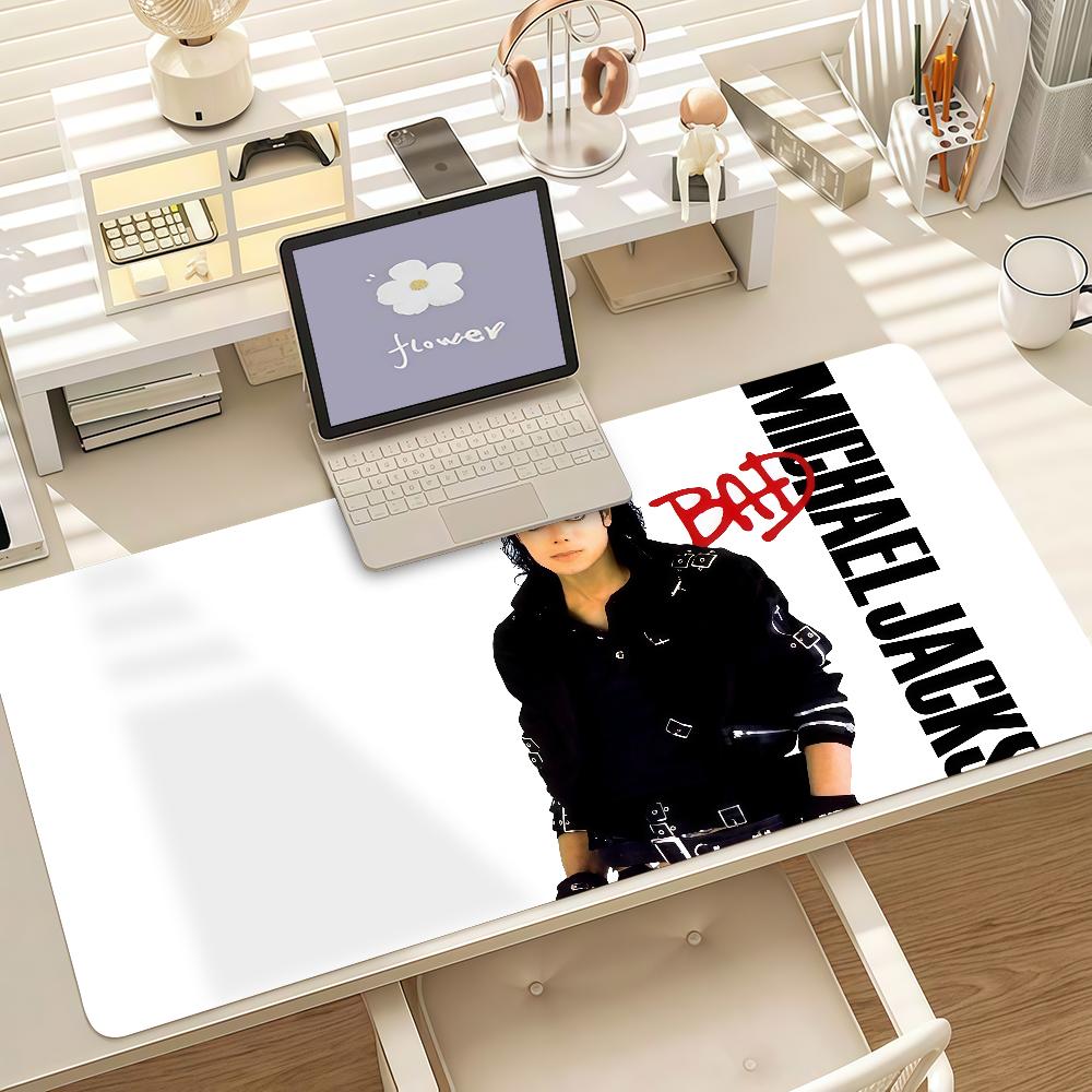 Singer M-Michael J-Jackson Mouse Pad Anti Slip Rubber Edge Locked Thickened Laptop Gaming Desk Mat